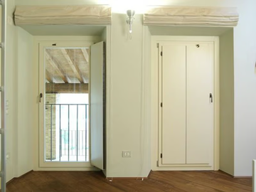 KLIMA 92 - Wooden patio door by CARMINATI SERRAMENTI - view 3